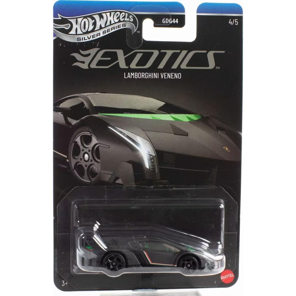 Hot Wheels Silver Series Exotics - Lamborghini Veneno (4/5)