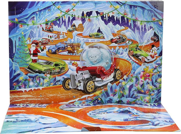 Hot Wheels - Adventskalender 2026 (incl 10 auto's & 23 accessores)