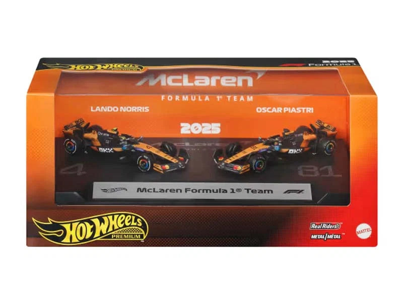 Hot Wheels Premium Formula 1 2025 - 2-pack McLaren Formula 1 Team