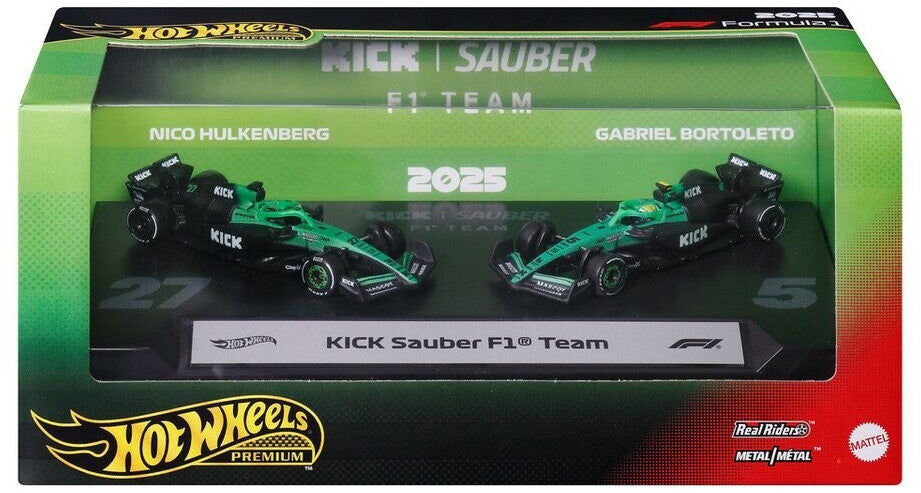 Hot Wheels Premium Formula 1 2025 - 2-pack Kick Sauber  1 Team