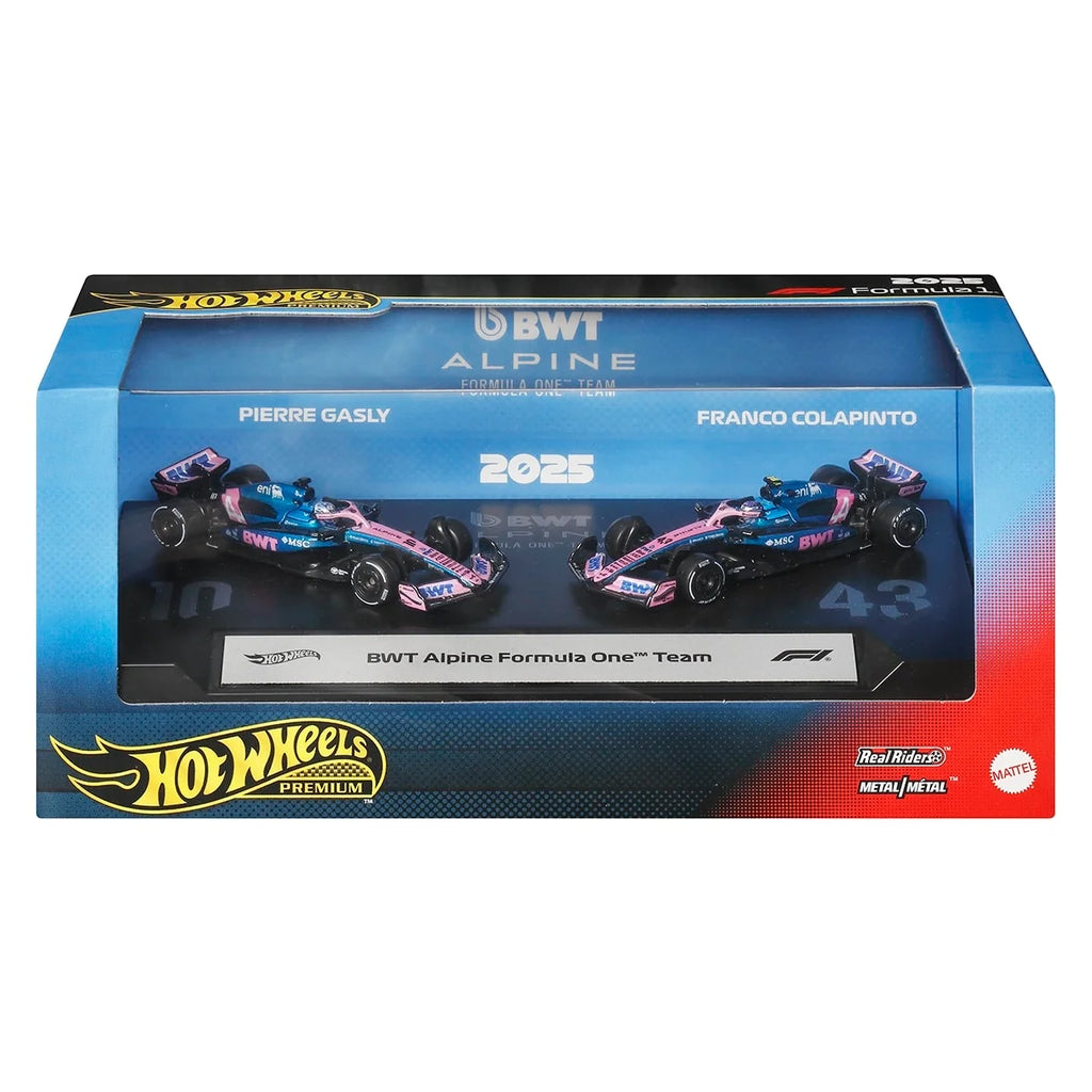 Hot Wheels Premium Formula 1 2025 - 2-pack Alpine Formula 1 Team