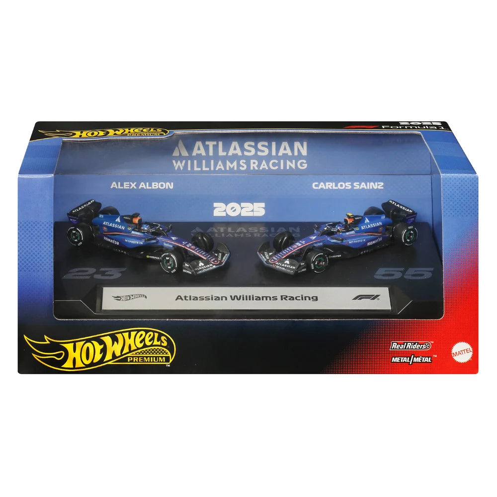Hot Wheels Premium Formula 1 2025 - 2-pack Atlassian Williams Racing Formula 1 Team