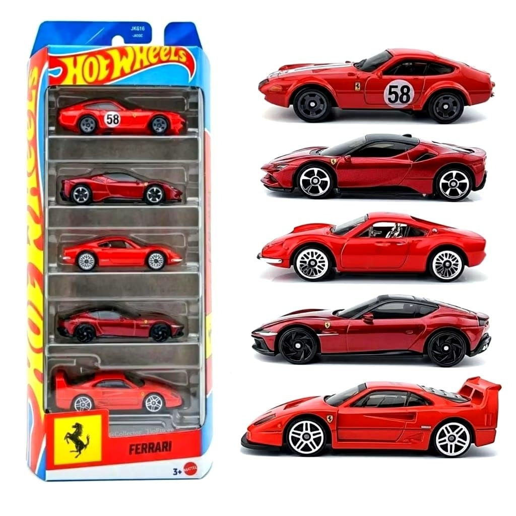Hot Wheels - Ferrari 5 pack