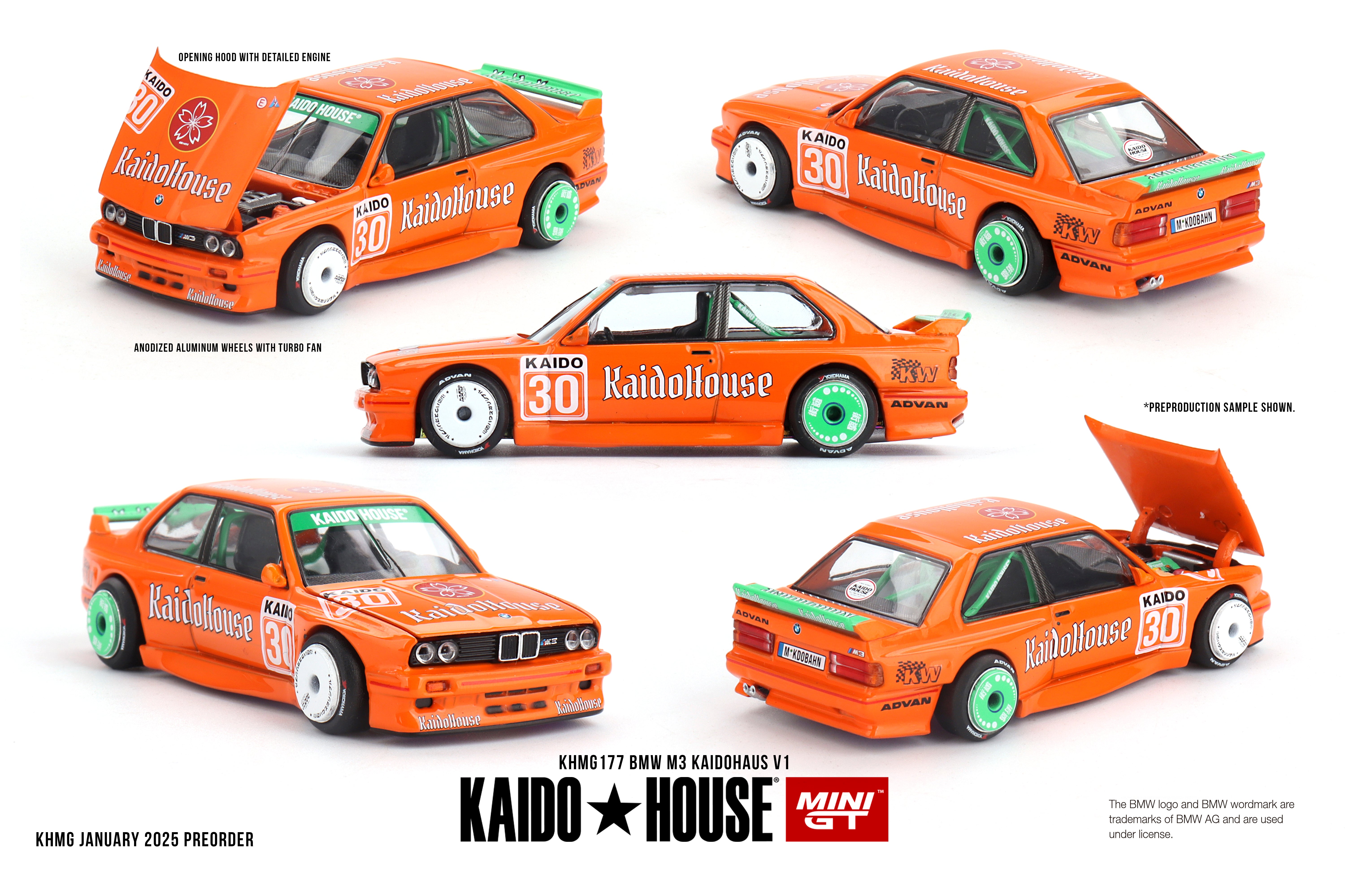 KAIDO HOUSE X MINI GT 177 - BMW M3 KaidoHaus V1