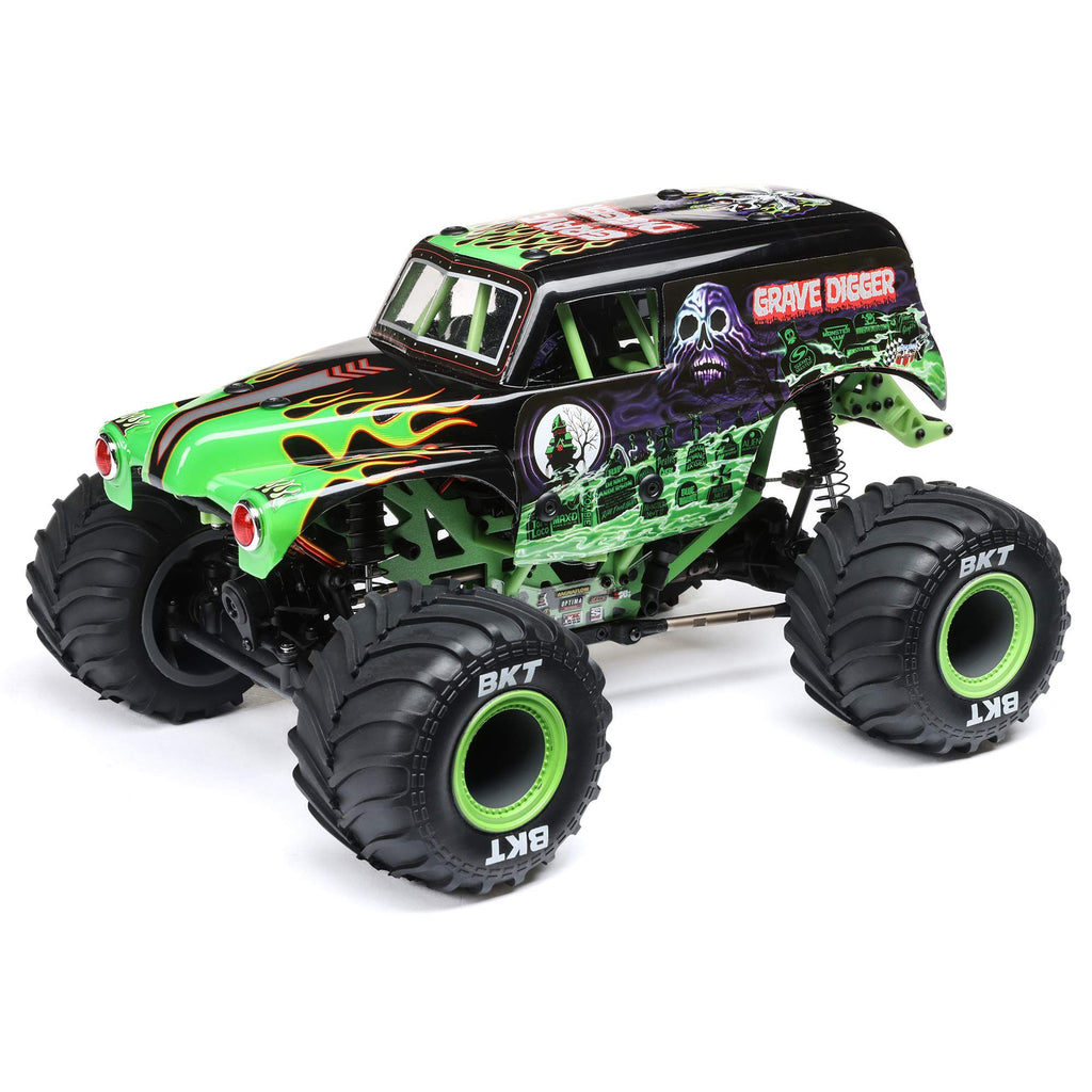 Losi 1/18 Mini LMT 4X4 Brushed Monster Truck RTR Grave Digger