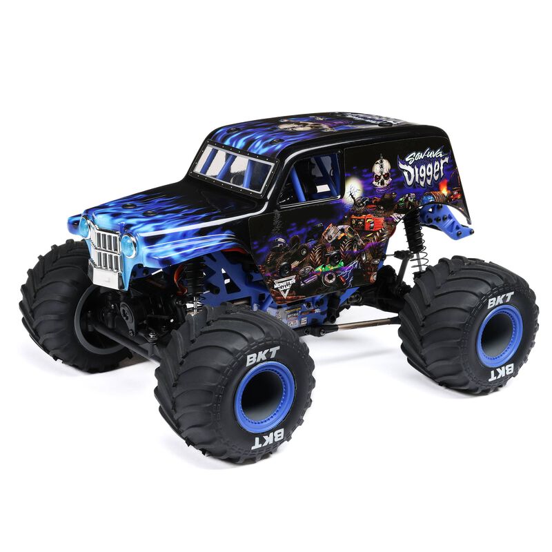 Losi 1/18 Mini LMT 4X4 Brushed Monster Truck RTR Son-Uva Digger