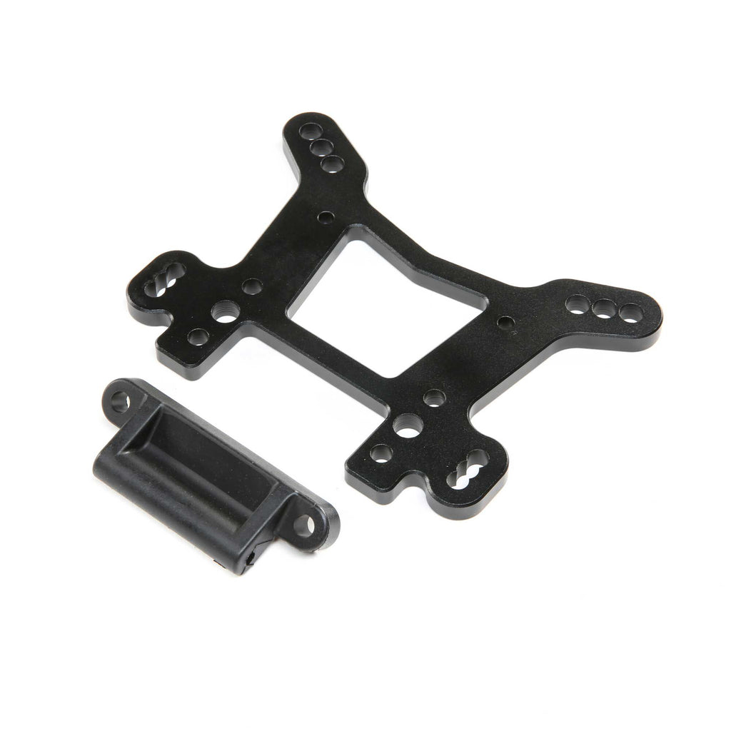 Losi LOS254063 - Shock Tower Front, Aluminum Black: DBXL-E/DBXL 2.0