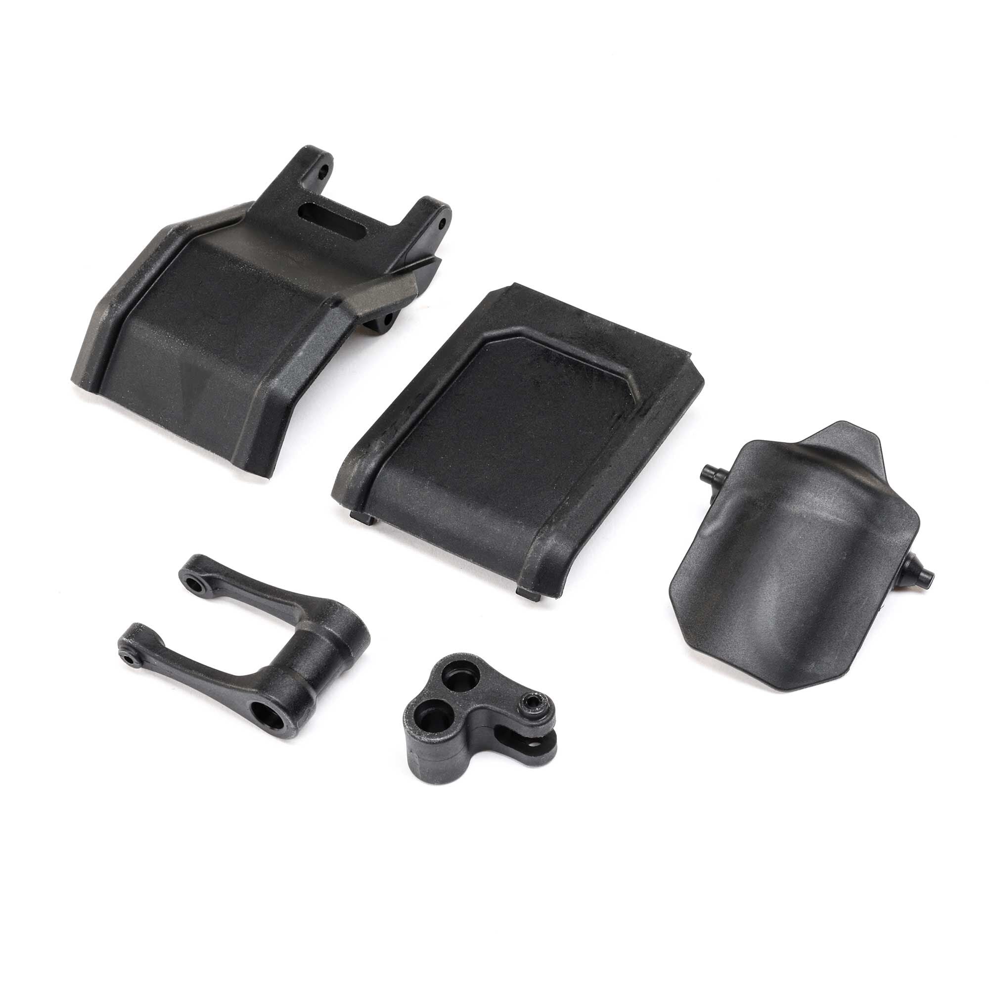 Losi LOS264001 - Pull Rod, Knuckle & Skid Plates: PM-MX/SM