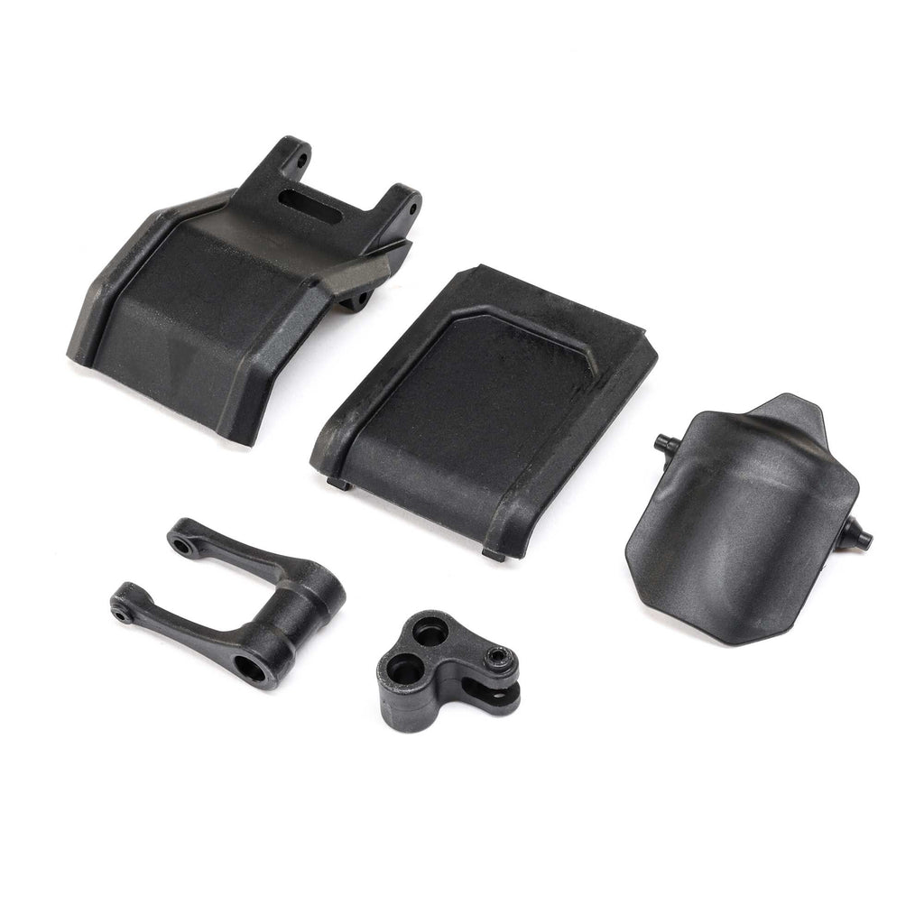 Losi LOS264001 - Pull Rod, Knuckle & Skid Plates: PM-MX/SM