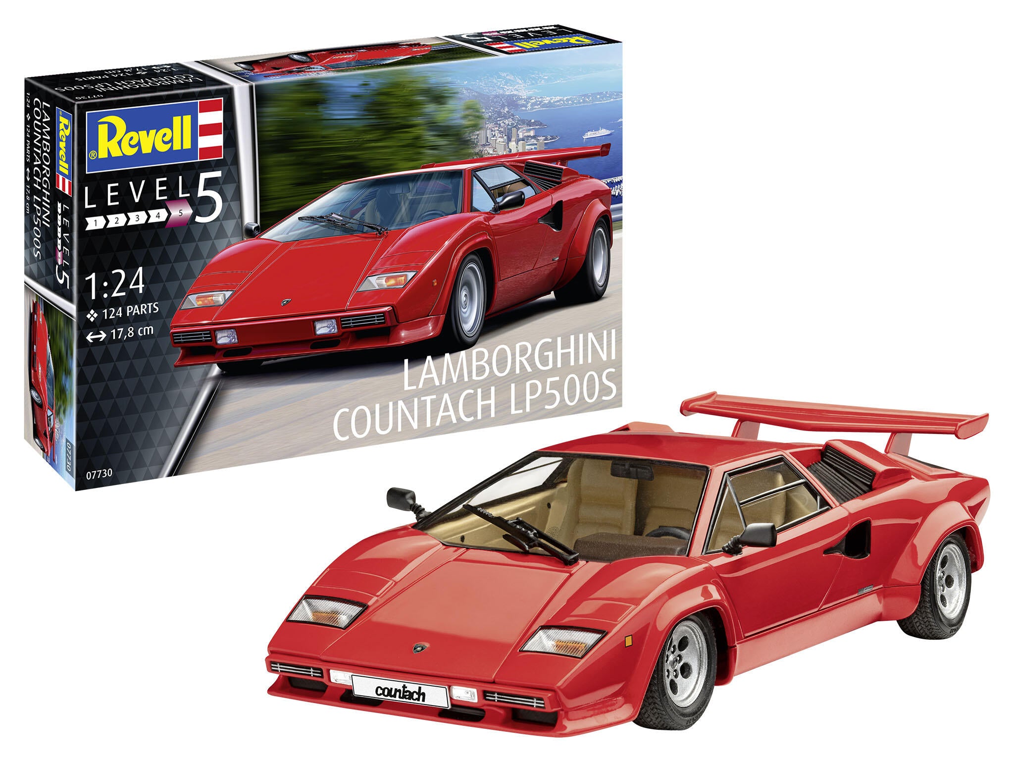 Revell 07730 - 1/24 Lamborghini Countach LP500S