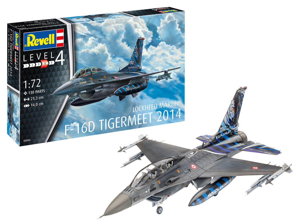 Revell 03844 - 1/72 Lockheed Martin F-16D Tigermeet 2014