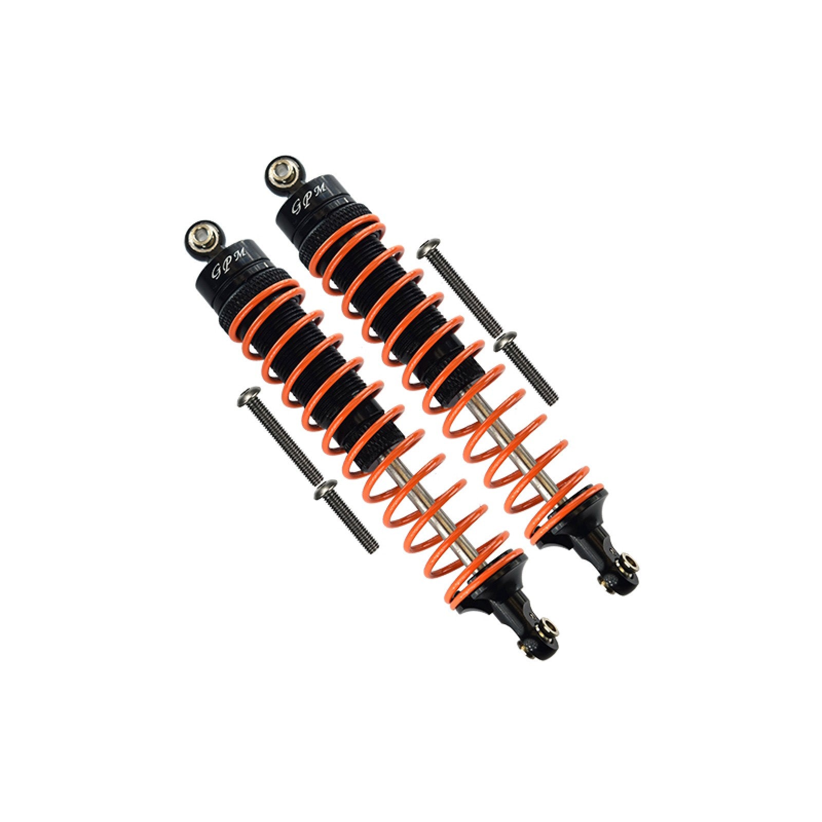 GPM MAG115R - Aluminium Rear HEAVY-DUTY Shock (115MM) FOR ARRMA 1/10 4WD GRANITE / BIG ROCK / SENTON / GRANITE - Zwart