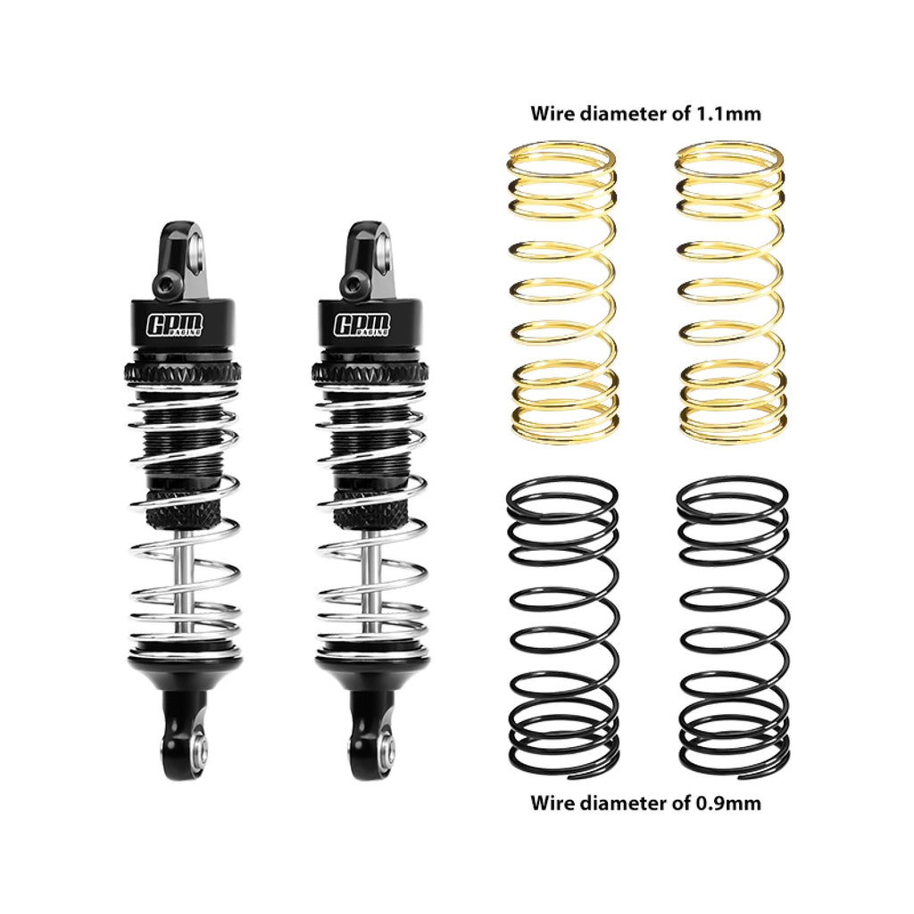 GPM MGG058F/R - Aluminium Shock 58MM For Arrma Grom - zwart