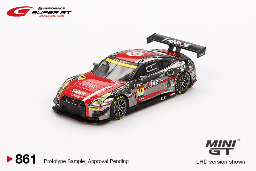 MINI GT 0861 - Nissan GT-R NISMO GT3 #11 "GAINER TANAX GT-R" GAINER 2023 SUPER GT SERIES