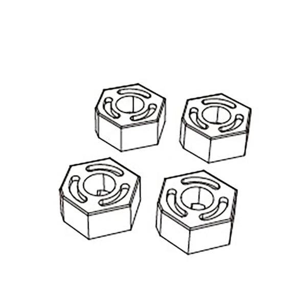 MJX 16440 - wheel hex 12mm plastic