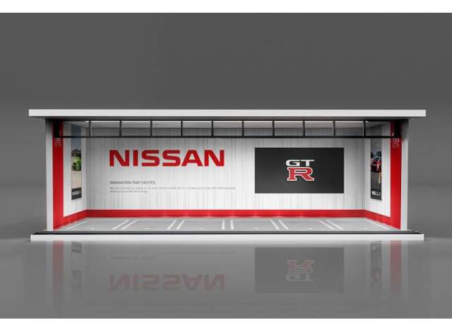 1/64 Parking Garage - Nissan with LED light
