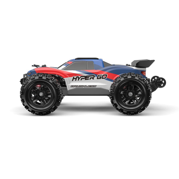 MJX Hyper GO - 16212 1/16 4WD Brushless Truggy - Rood / Blauw