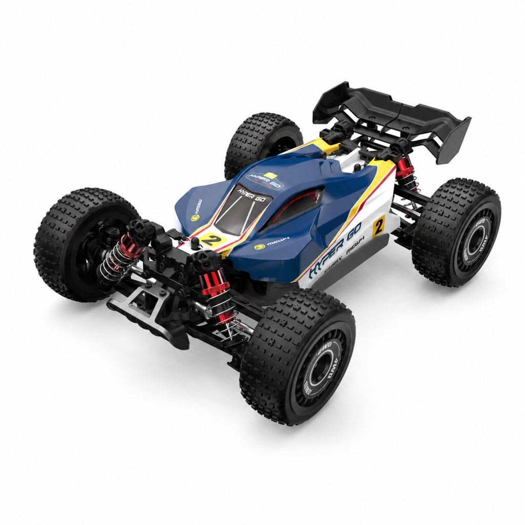MJX Hyper GO - 16213 1/16 4WD Brushless Buggy - Blauw / Geel