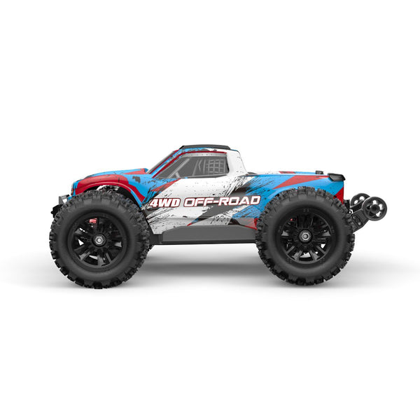 MJX Hyper GO - 16218 1/16 4WD Brushless Monster Truck - Blauw
