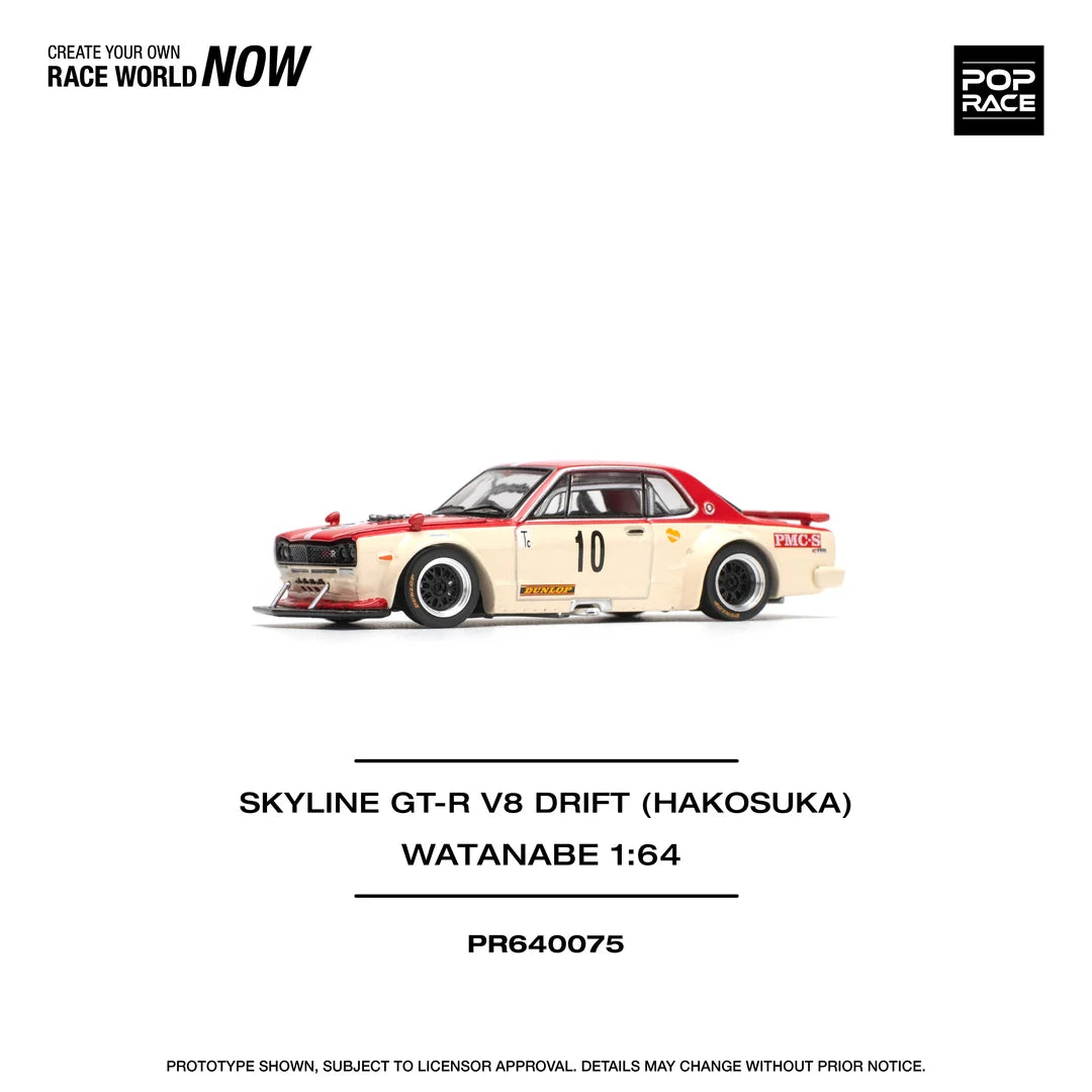 Pop Race 0075 - Skyline GT-R V8 Drift Hakosuka