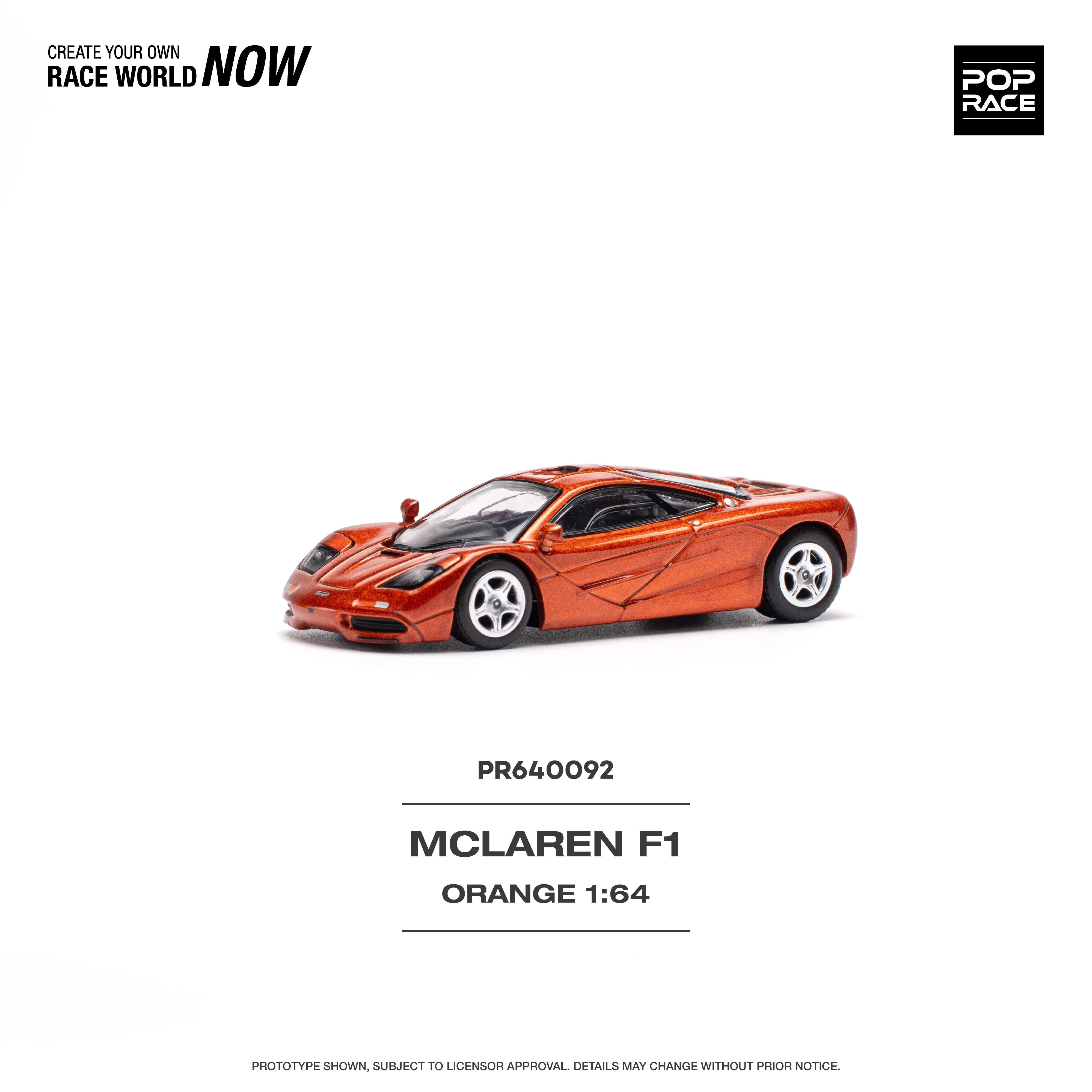 Pop Race 0092 - McLaren F1, orange