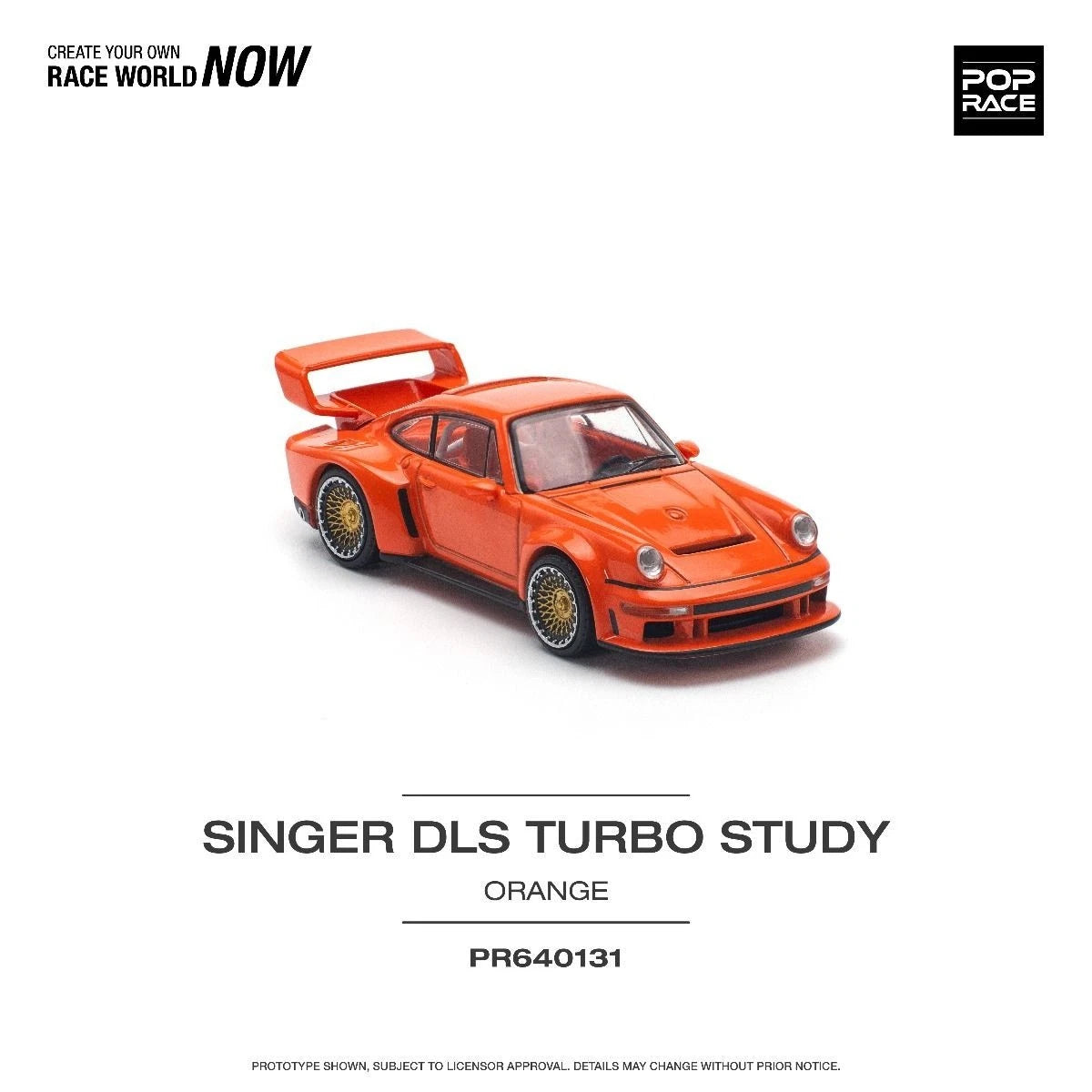 Pop Race 0131 - Singer DLS Turbo Study orange