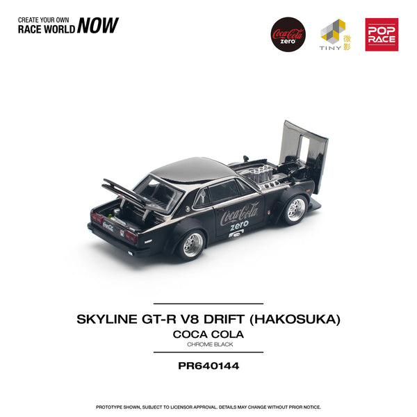Pop Race 0161 - Skyline GT-R V8 Drift Hakosuka JP Coca Cola