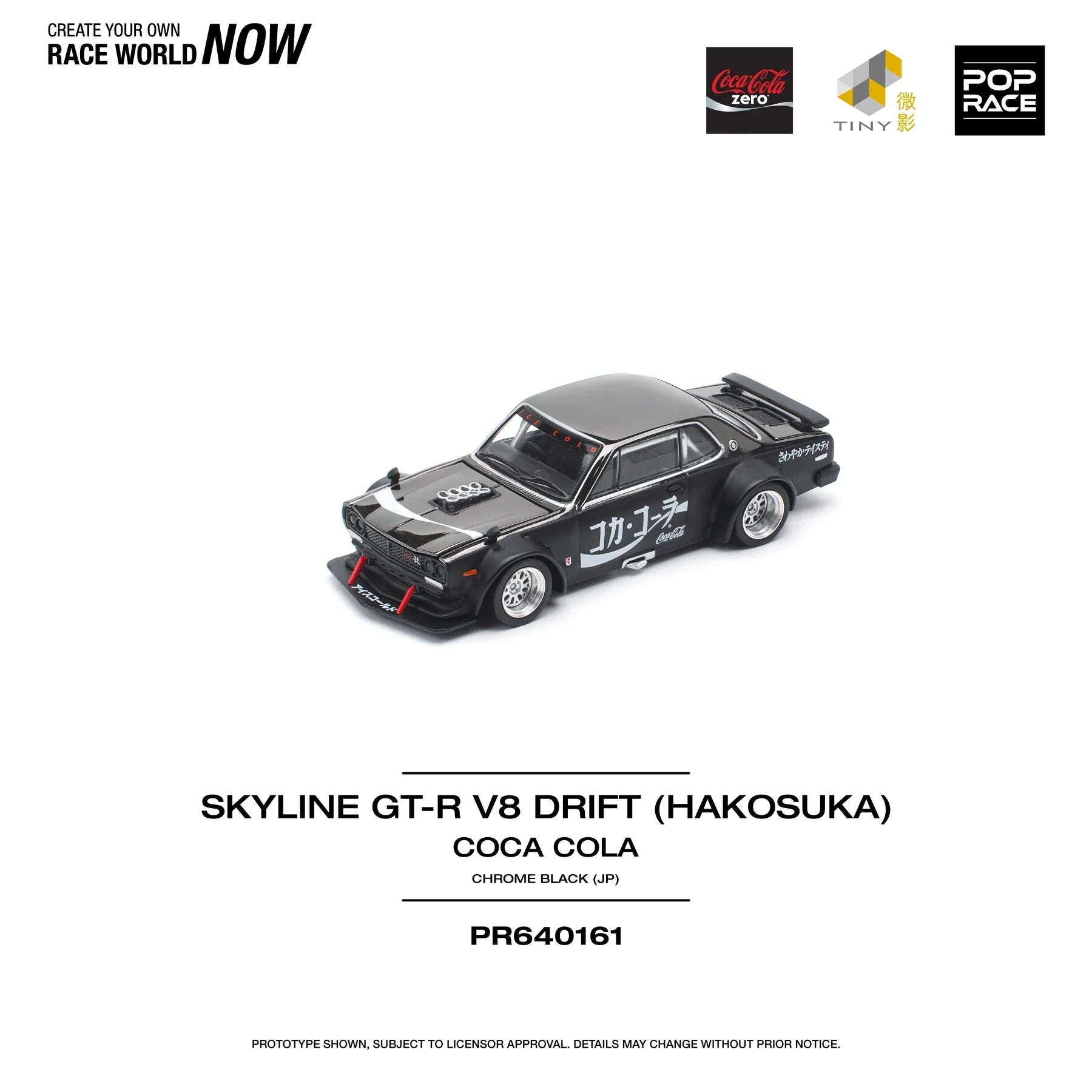 Pop Race 0161 - Skyline GT-R V8 Drift Hakosuka JP Coca Cola