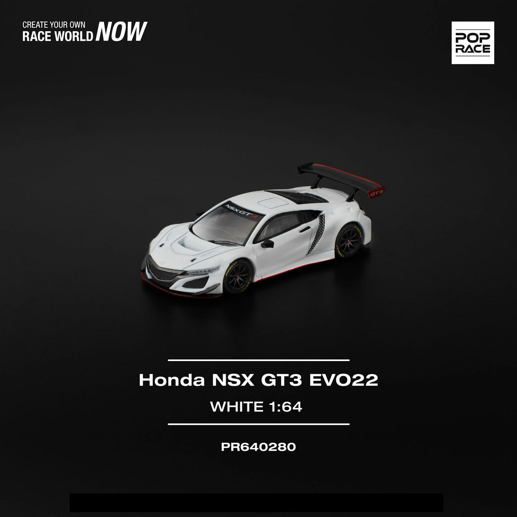 Pop Race 0280 - Honda NSX gt3 evo22, white