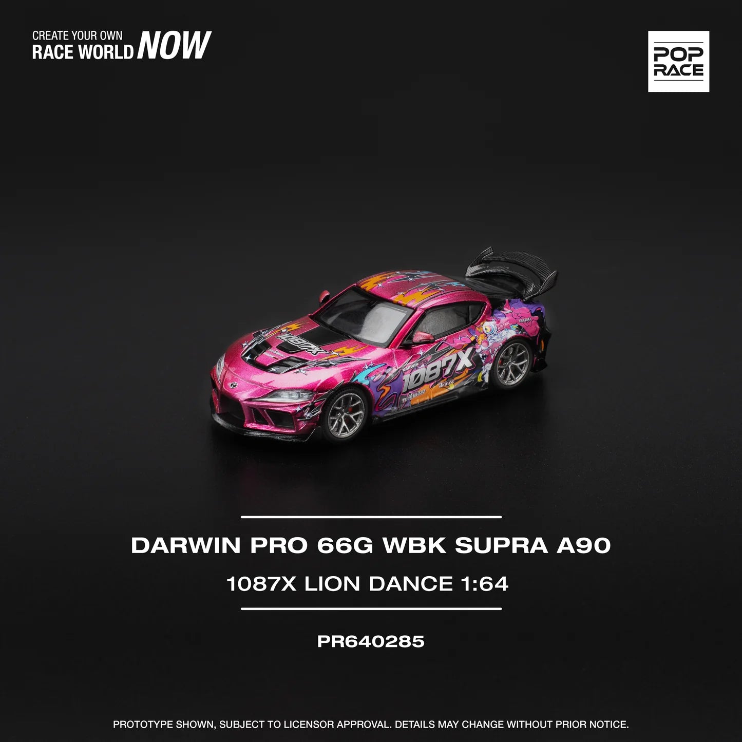 Pop Race 0285 - Darwin Pro 66G WBK Supra (A90)