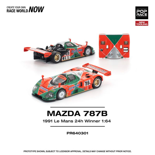 Pop Race 0301 - Mazda 787B (1991 Le Mans 24h winner)