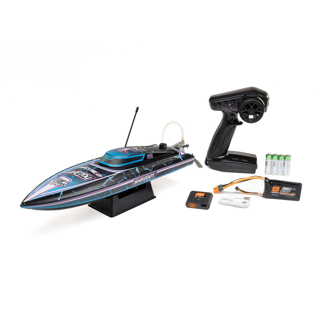 Proboat Recoil 2 18" Self-Righting Brushless Deep-V RTR, Shreddy (incl accu & lader)