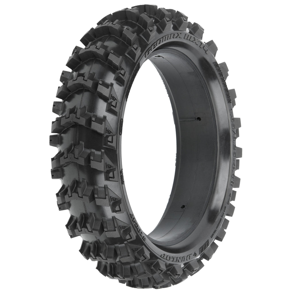 Proline PRO1024711 - 1/4 Dunlop Geomax MX14 V2 CR4 Rear Tire MTD Sleeve: Pro-Spec Wheel