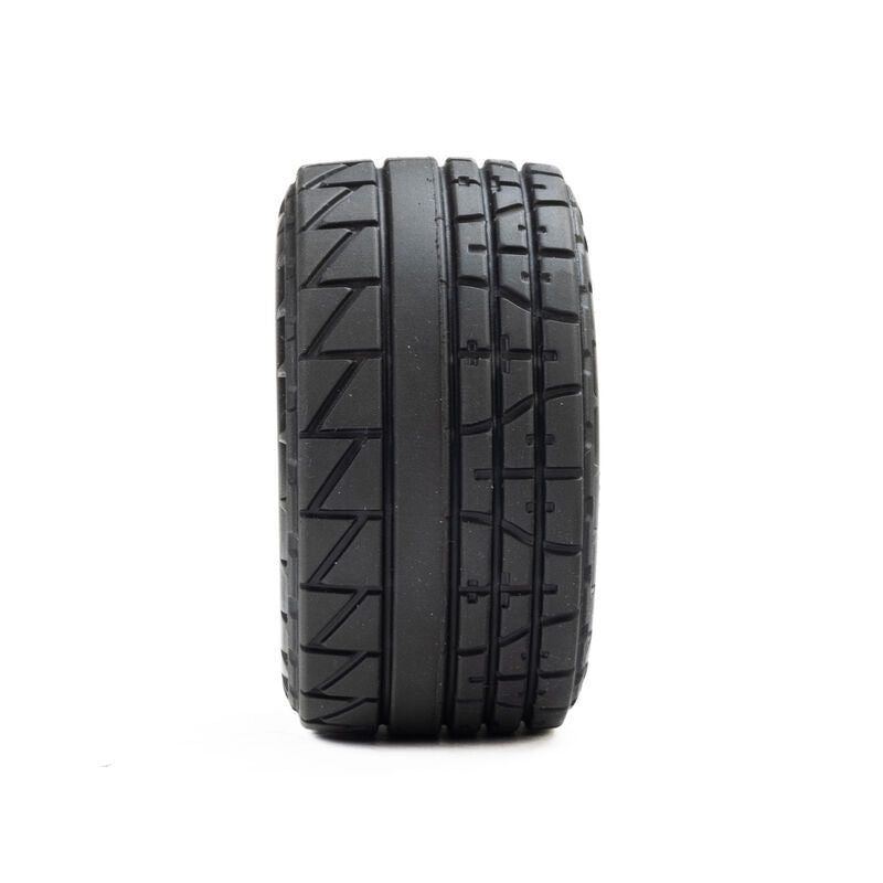 Pro Line Racing - PRO1034510 - Menace Front/Rear Street Tires Mounted 12mm Black Split Six (2): ARRMA MINI KRATON
