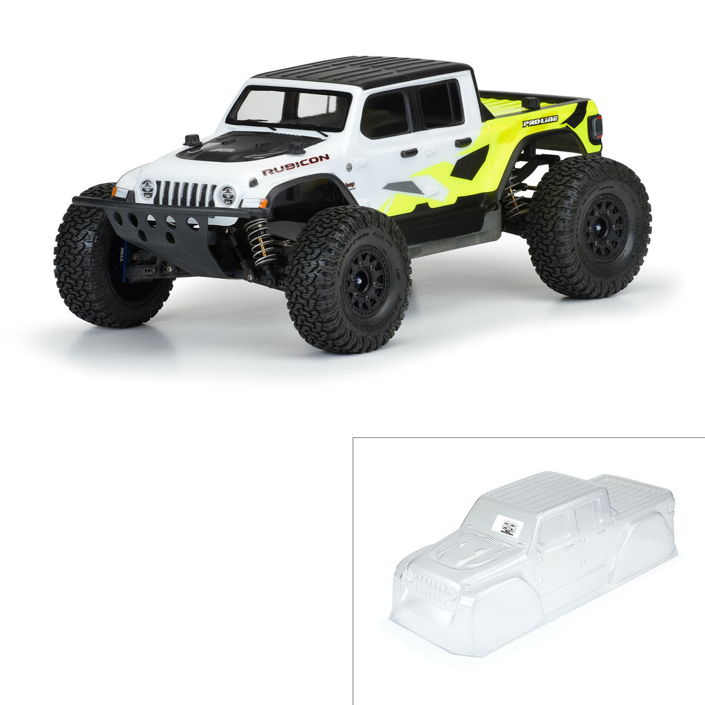 PROLINE PRO3242-00 - 1/10 Jeep Gladiator Rubicon Clear Body: Slash, E-Revo, Senton & Big Rock