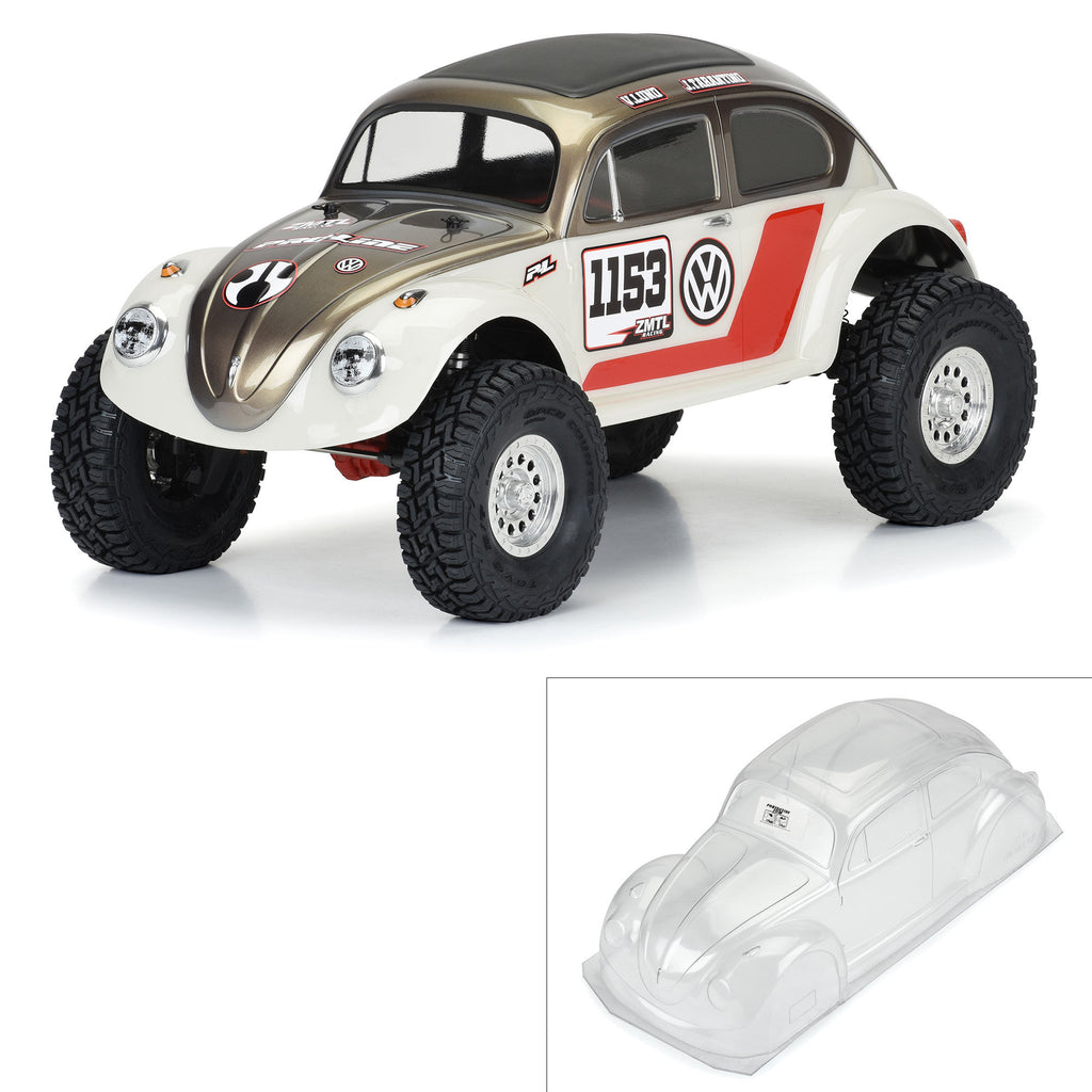 PROLINE PRO359500 - 1/10 Volkswagen Beetle Clear Body 12.3" (313mm) Wheelbase Crawlers