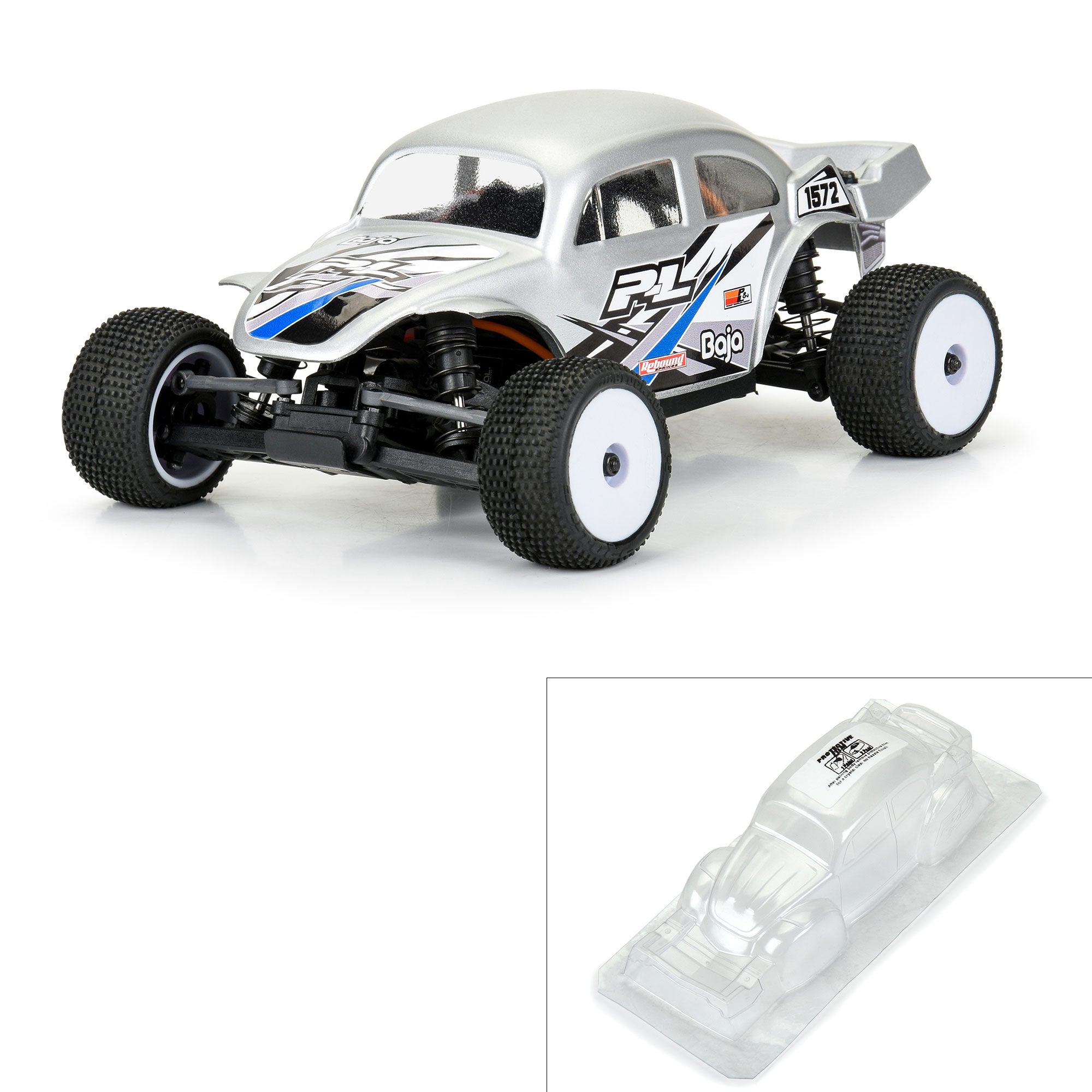 PROLINE PRO370300 - 1/28 VW Baja Bug Clear Body: Micro-T