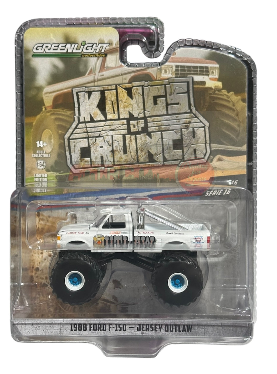 Greenlight Kings of Crunch Series 16 - 1988 Ford F-150 - Jersey Outlaw