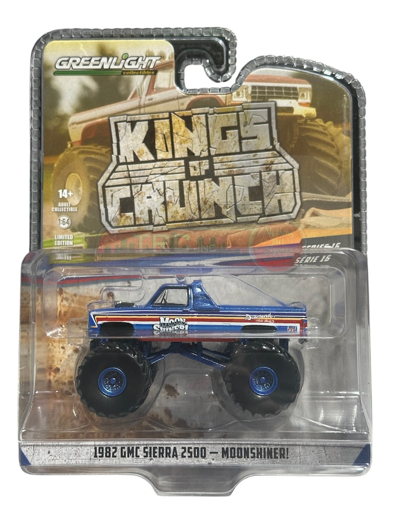 Greenlight Kings of Crunch Series 16 - 1982 GMC Sierra 2500 - Moonshiner!