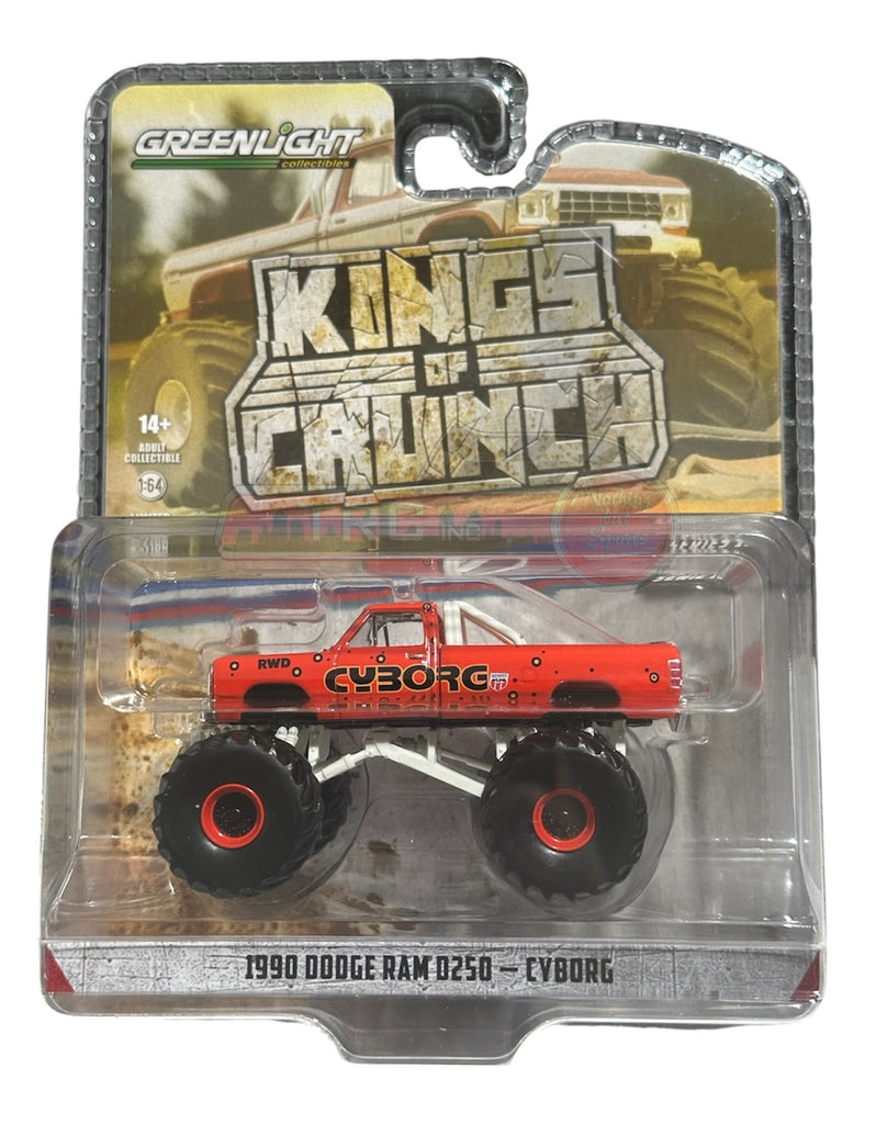 Greenlight Kings of Crunch Series 16 - 1990 Dodge Ram D250 - Cyborg