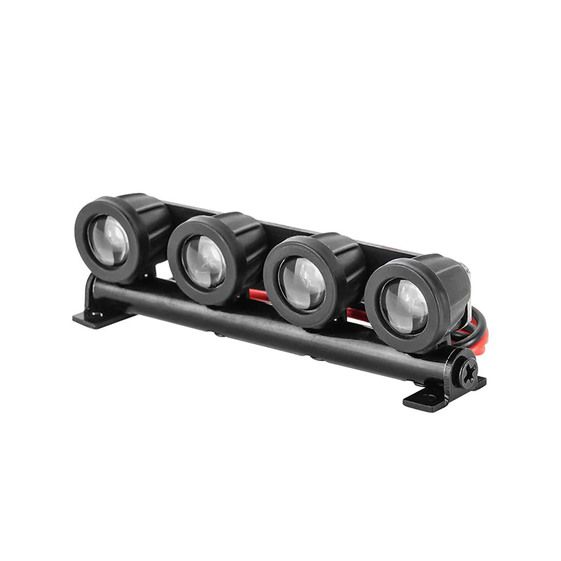 INJORA 4M-31R - Ronde Roof Light LED Spotlights voor 1/18 TRX4M Defender