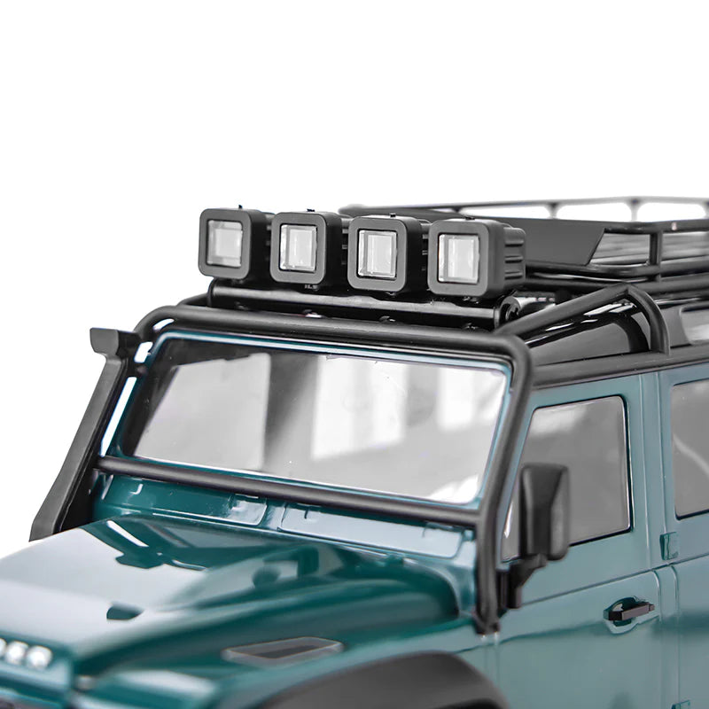 INJORA 4M-31S - Vierkante Roof Light LED Spotlights voor 1/18 TRX4M Defender