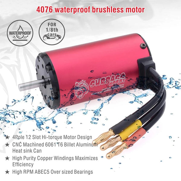 Surpass 4076 brushless combo 150A - 2000kv