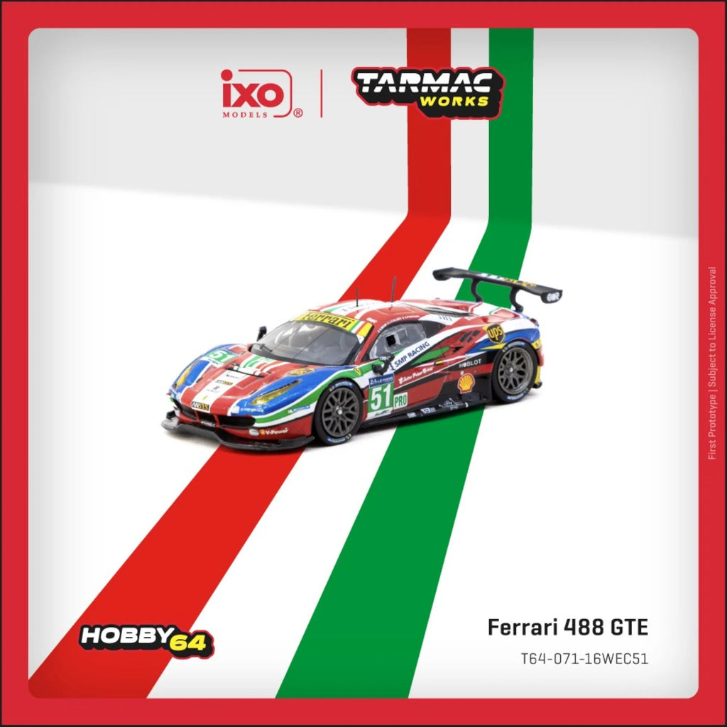Tarmac Works - Ferrari 488 GTE 24h of Le Mans 2016