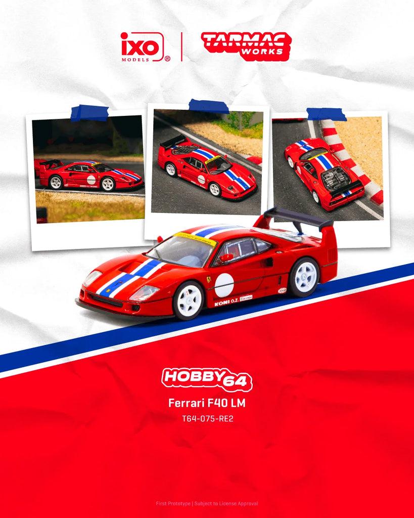 Tarmac Works - FERRARI F40 LM ROSSO CORSA 1994