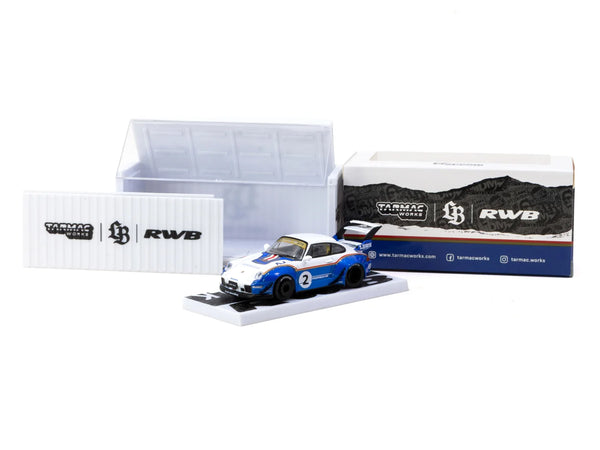 Tarmac Hobby 64 - RWB 993 Liberty Walk with Container Packaging