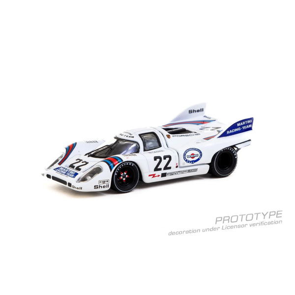 Tarmac Works - 1971 Porsche 917kh #22 winner 24h Le Mans, white/blue