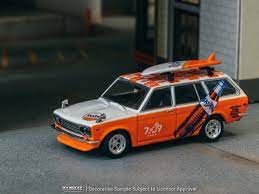 Tarmac Works - Datsun Bluebird 510 wagon *Fanta*, orange/white