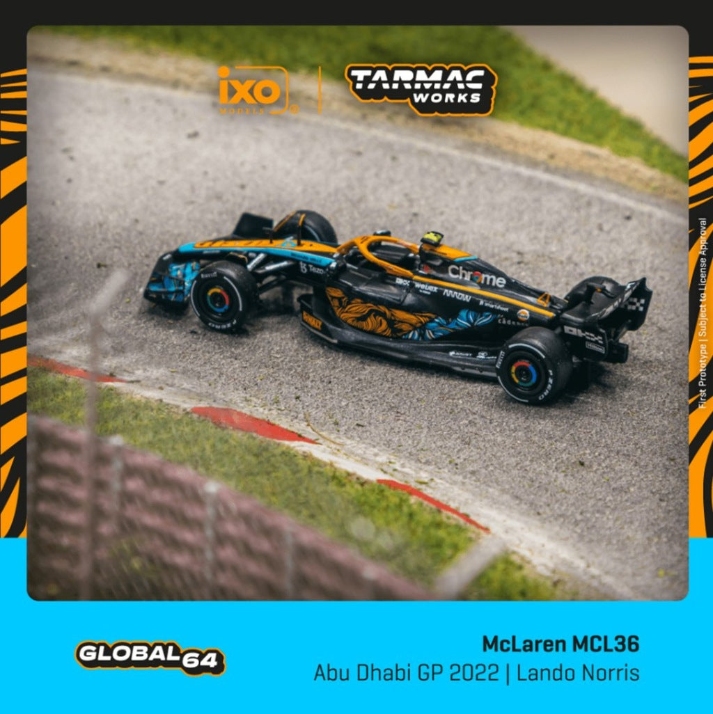 Tarmac Works - McLaren MCL36 #4 Lando Norris Abu Dhabi Grand Prix 2022