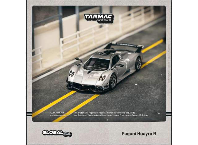 Tarmac Works - Pagani Huayra r, satin silver